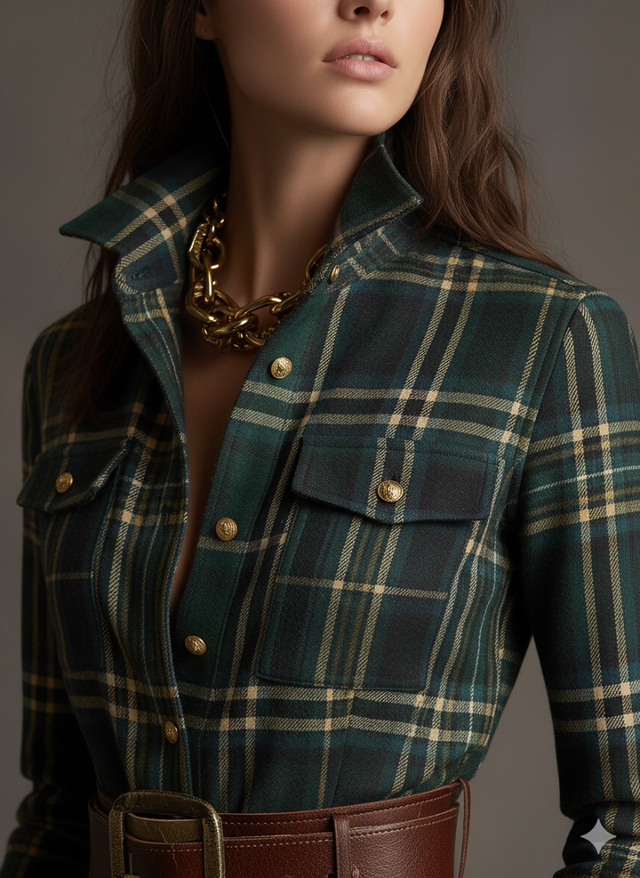 Louisa | Classic Refined Button-Up Dress